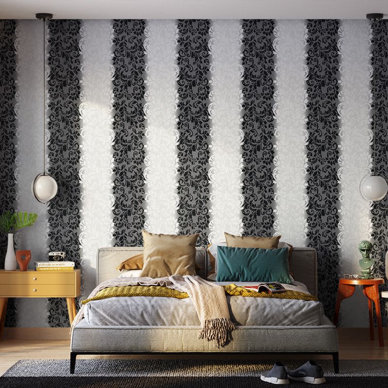 Papel-de-Parede-Vinilico-Arabesco-Degrade-Preto-e-Branco