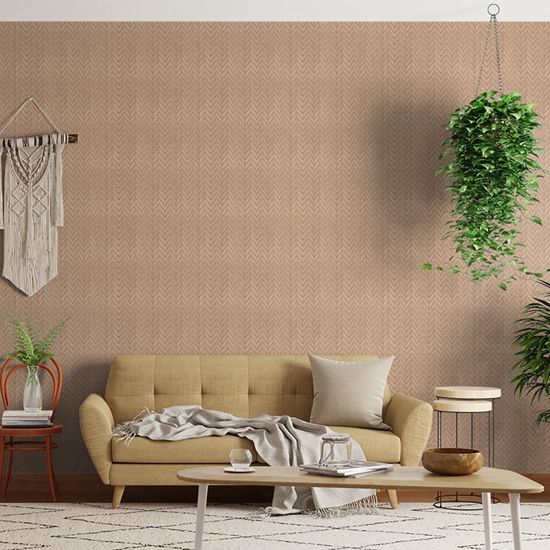 Papel-de-parede-vinilico-palha-chevron-laranja