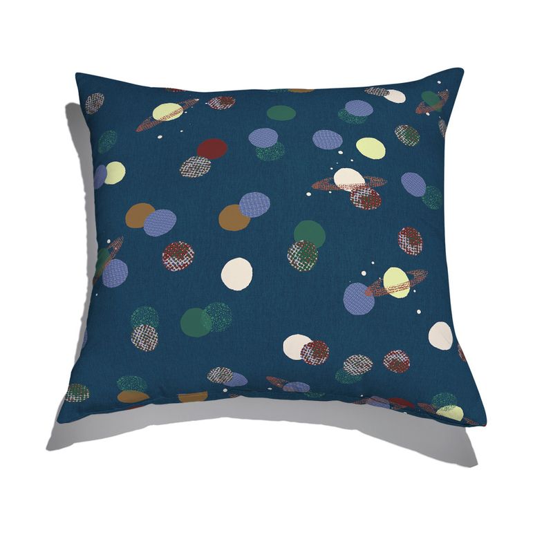 Capa-de-Almofada-Planetas-Azul-Marinho-e-Marrom