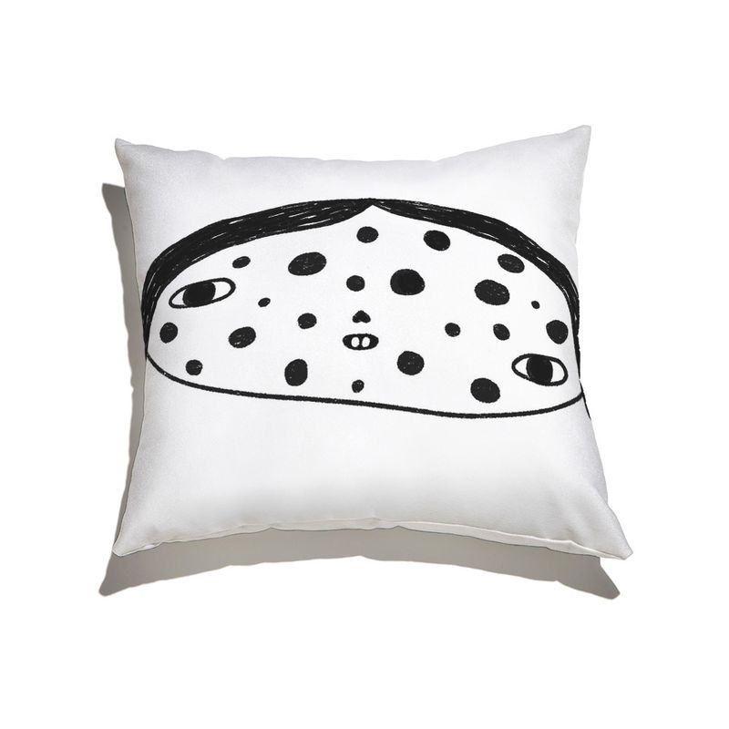 Capa-de-Almofada-I-CAN-SEE-U-V-Preto-e-Branco
