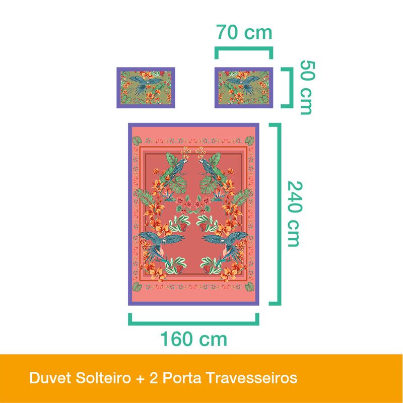 Capa-de-Edredom-Arara-com-Bordas-Verde-e-Rosa