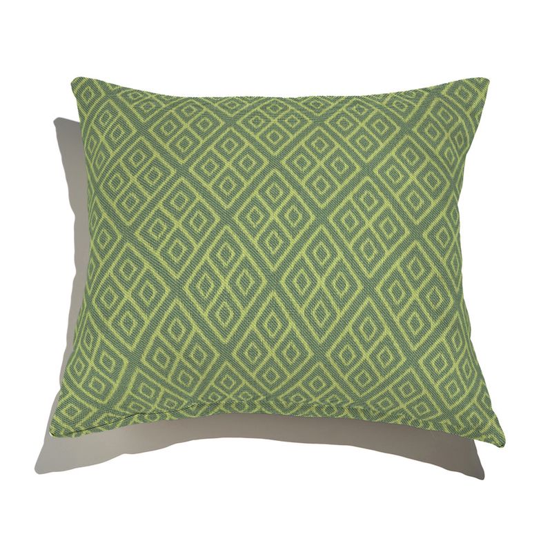 Capa-de-Almofada-Ikat-Losangos-Verde