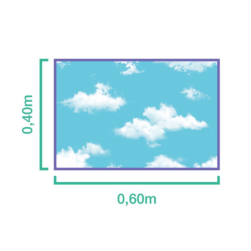 Capa-de-Almofada-Nuvens-Realistas-Azul-e-Branco